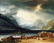 The Lake of Thun, Switzerland - 约瑟夫·玛罗德·威廉·透纳